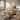 Wood Kitchen Table, Square Dining Table with Metal Base (Set of 6)