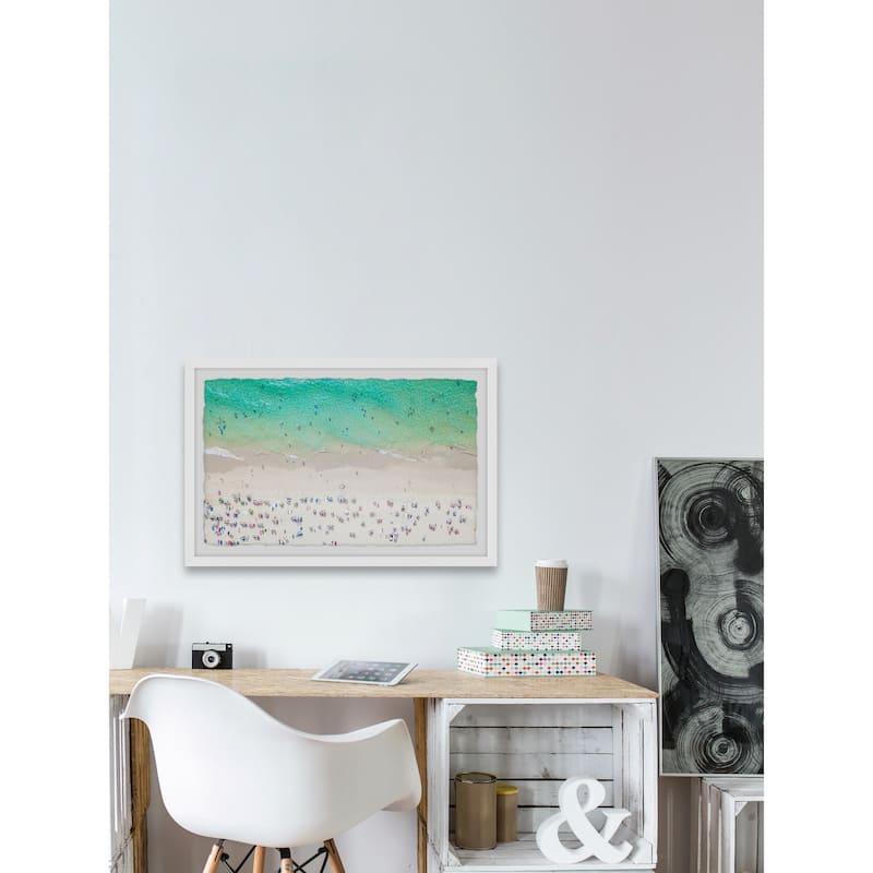 'Beach Destination' Framed Painting Print