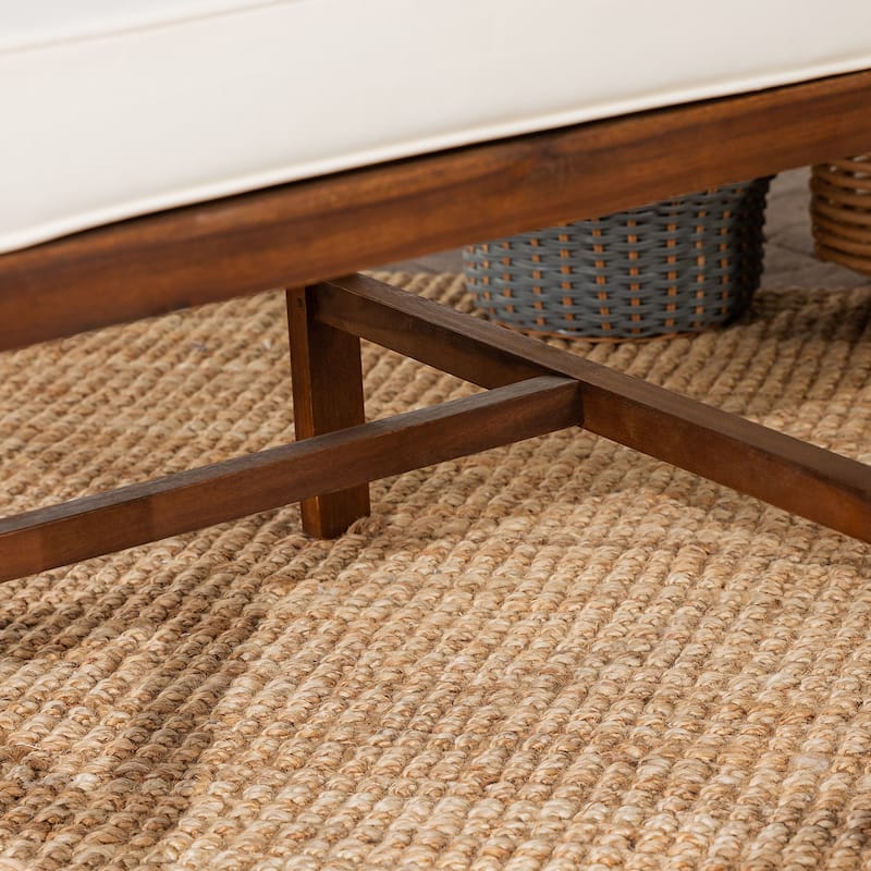 Middlebrook Modular Acacia Frame Armless Chair