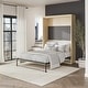 preview thumbnail 28 of 33, Signature Sleep Paramount Queen Murphy Bed, Black Oak
