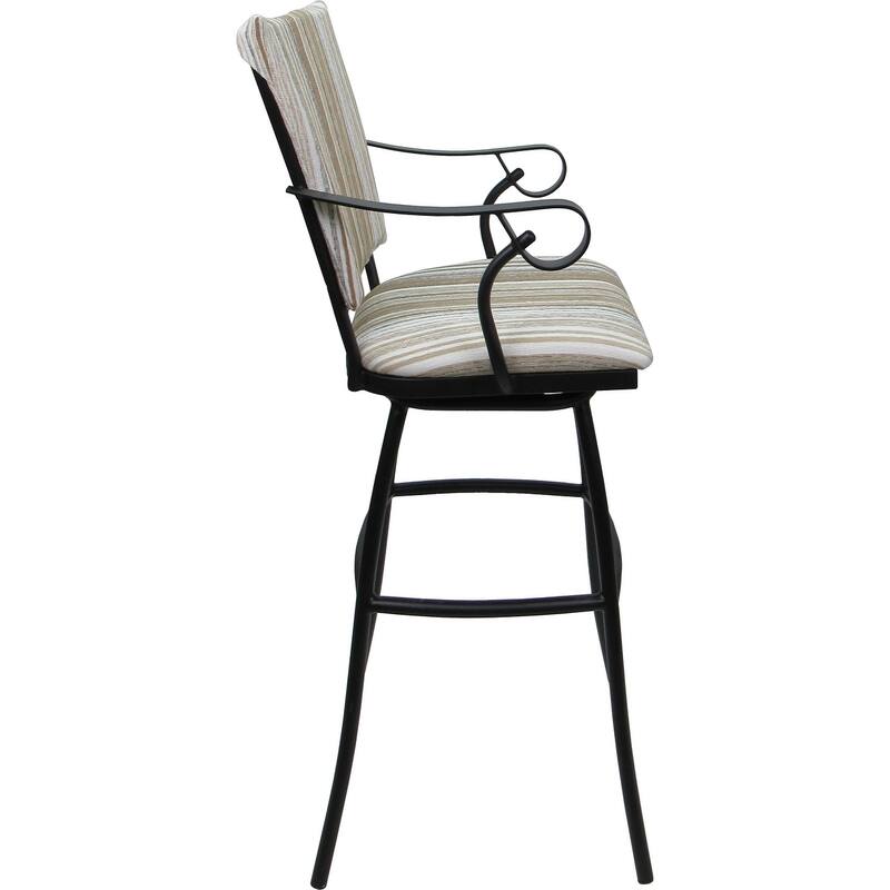 Set of 3 Outdoor Indoor Bar Stool Counter Extra Tall - Jenna PB Arms