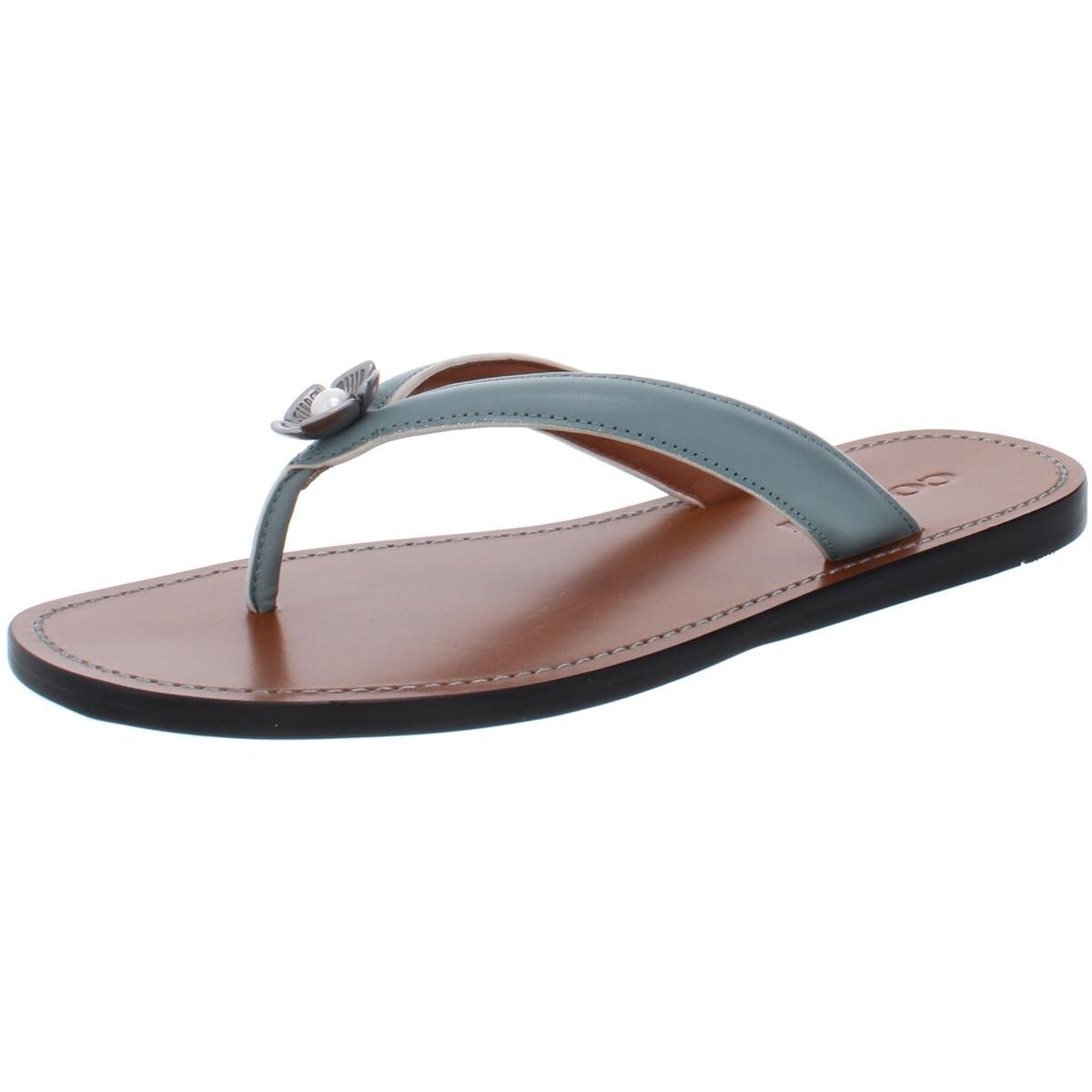 coach flip flops womens