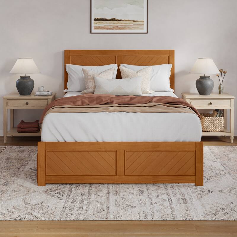 Canyon Platform Bed with Matching Footboard & Storage Drawers