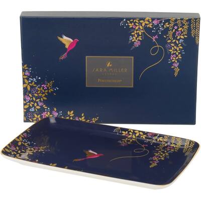 Portmeirion Sara Miller London Chelsea Trinket Tray - 7.4 Inch