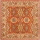 preview thumbnail 20 of 53, SAFAVIEH Handmade Heritage Britney Traditional Oriental Wool Rug 6' Square - Rust/Beige - Square