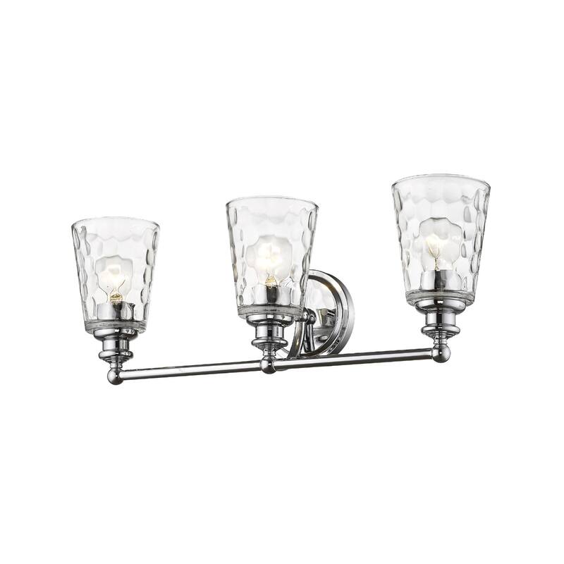 Modern Transitional Hardwired Wall Light with Reversible Mount and Clear Glass Shade LED Compatible