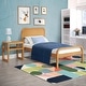 preview thumbnail 4 of 7, P’kolino Curva Rattan Twin Bed - FSC Certifed Solid Wood - Natural
