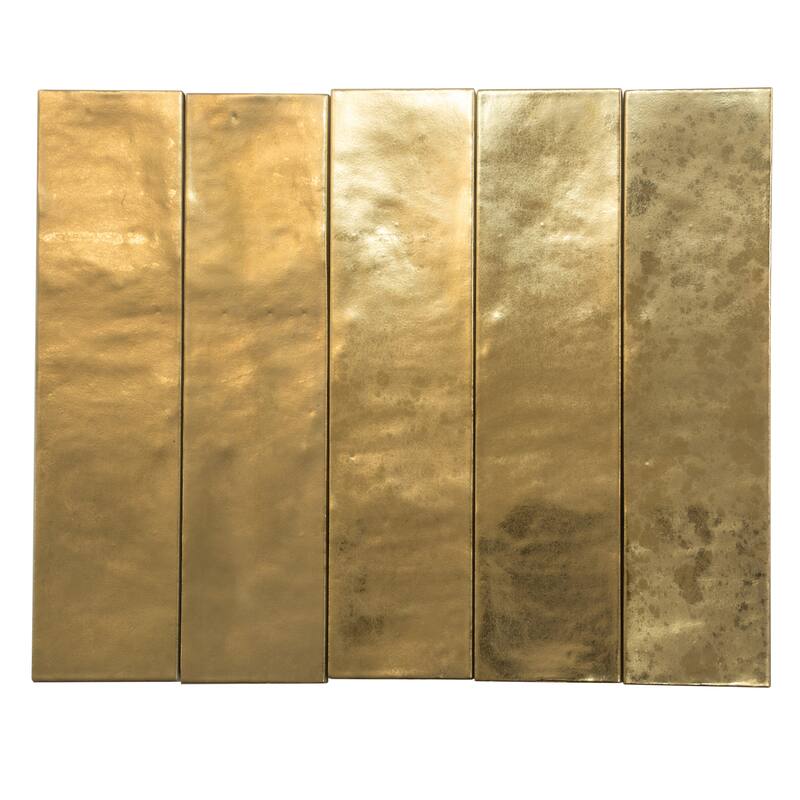 Apollo tile 2.5" x 10" Bravura Matte Golden Ochre Ceramic Tile (5.06 sq ft/case) - 30 Pack
