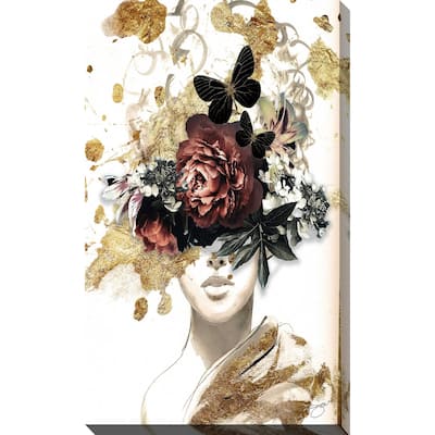 "Antique Flowers" by Jodi Print on Canvas