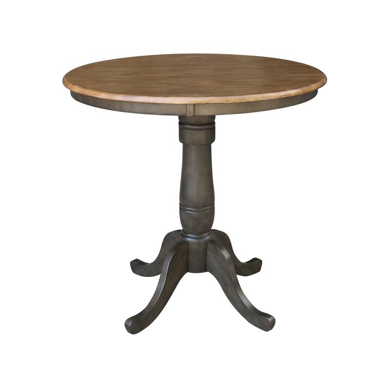 36" Round Counter Height Table With 2 San Remo Stools - 3 Piece Set