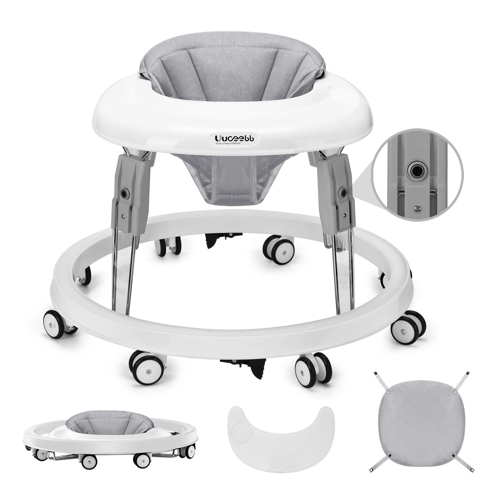 ドローイング『Baby Mobile』 One-Touch Folding Baby Walker, Anti