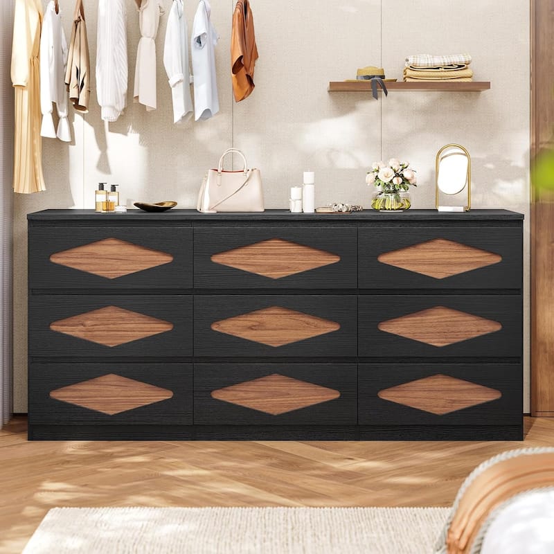 Dresser for Bedroom Chest of Deep Drawers Storage Dressers Organizer