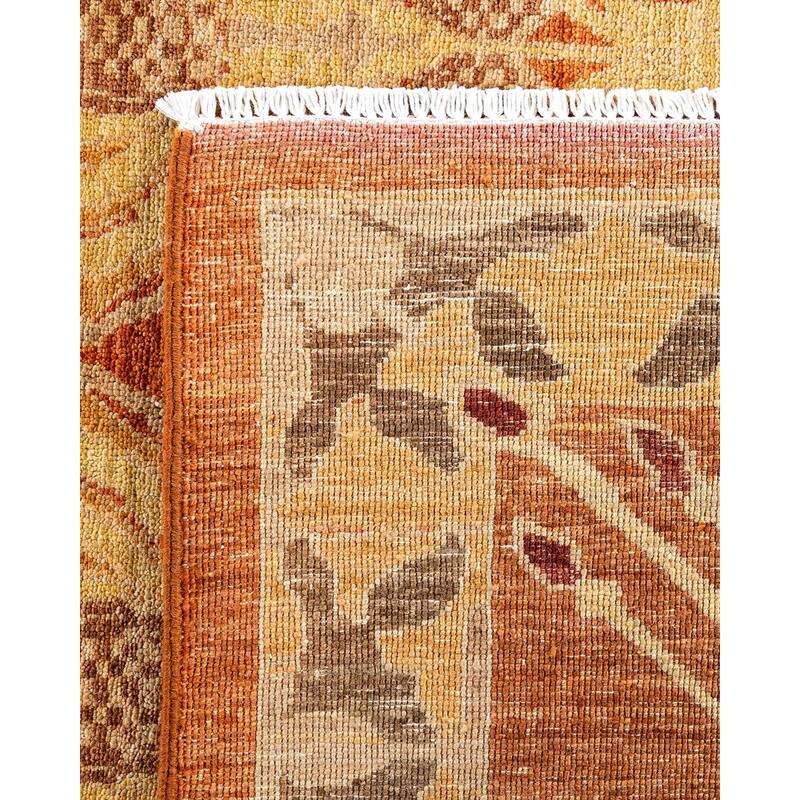 Contemporary Overdyed Wool Hand Knotted Area Rug - 7' 10" x 9' 7"