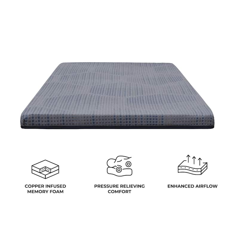 Brooklyn Bedding Copperflex 201 Cooling Mattress Topper