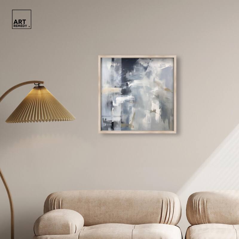 Contemplative Blues II Shadowbox by Art Remedy