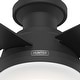 preview thumbnail 10 of 22, Hunter 52" Dempsey Flush Mount Ceiling Fan w/ LED Light Kit, Handheld Remote - Contemporary, Transitional - Low Profile