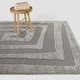 preview thumbnail 1 of 8, Draco Abstract Modern Area Rug 5'3" x 7' - Silver