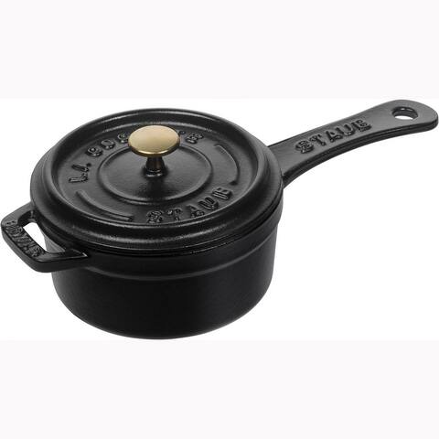 STAUB Cast Iron 0.25-qt Mini Saucepan