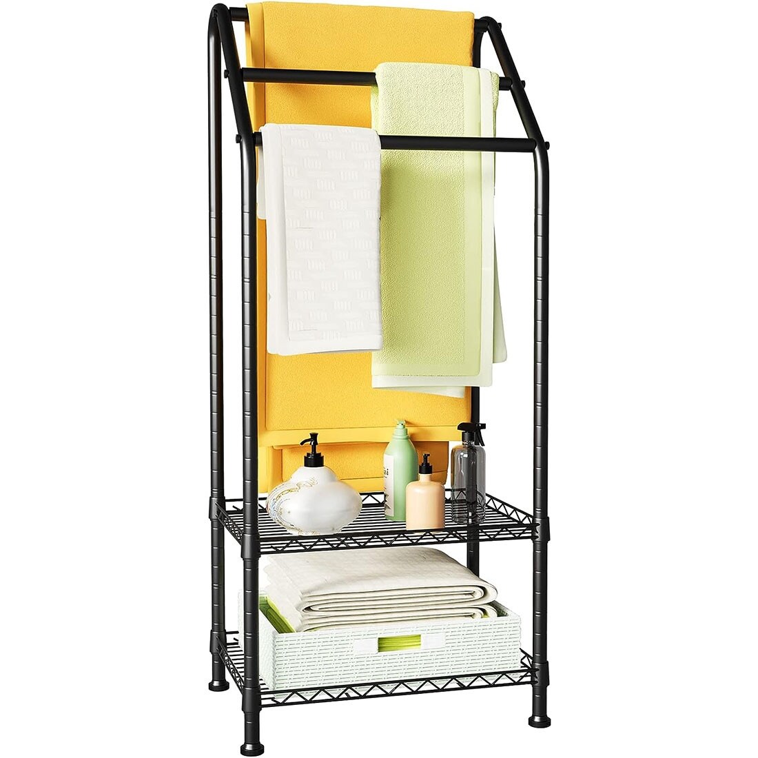 Free standing towel rack bed bath beyond sales
