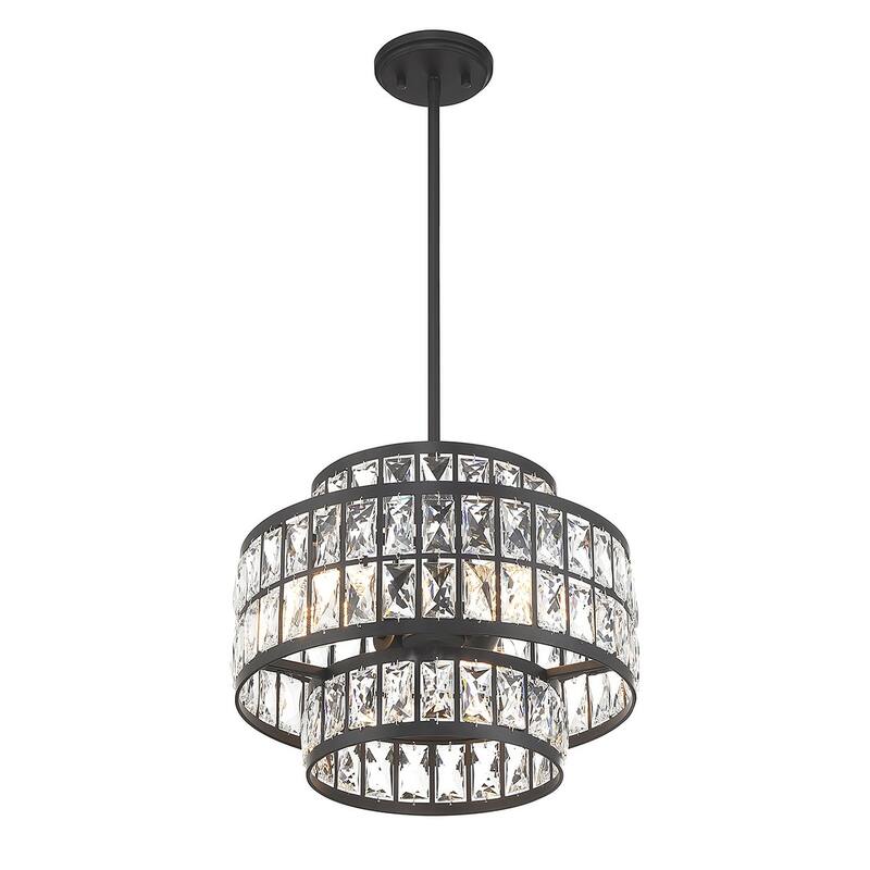 Savoy House 7-9044-3 Renzo 3 Light 16" Wide Crystal Pendant
