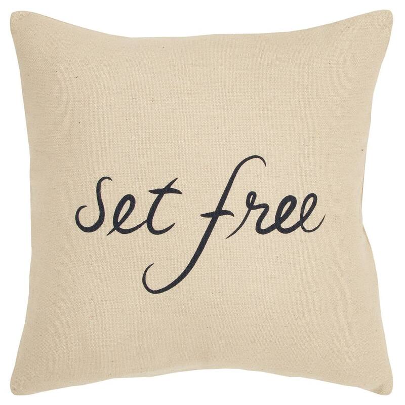 "Set Free" Decorative Pillow