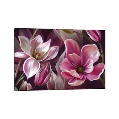 iCanvas "Pink Magnolia" by Juliana Loomer Canvas Print