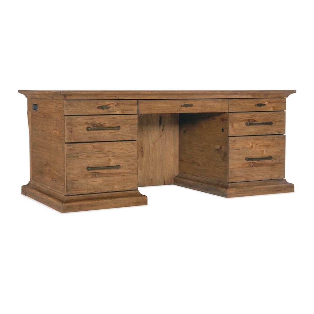 Hooker Furniture 6700-10562-80 Big Sky 72" Wide Wood 7 Drawer