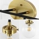preview thumbnail 18 of 154, JONATHAN Y Bevin Contemporary Transitional Iron/Glass LED Vanity Light