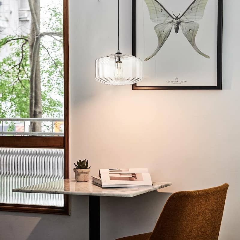 Light Society Knox Pendant Light - Chrome/Clear