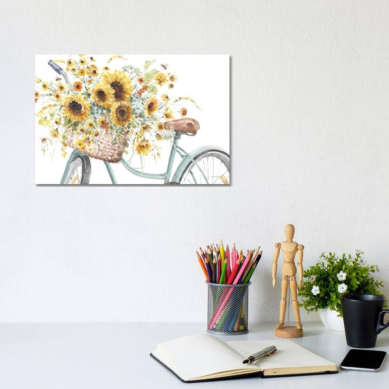 iCanvas "Sunflowers Forever II" by Lisa Audit Canvas Print - 8x12x0.75