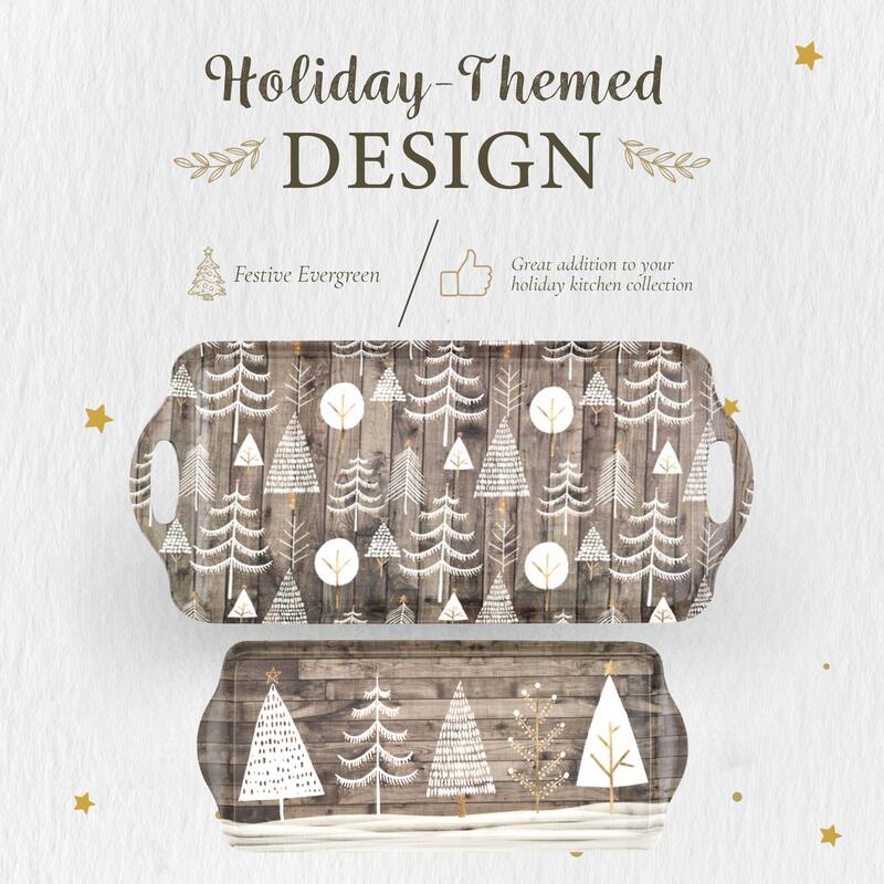 Pimpernel Christmas Trays Set