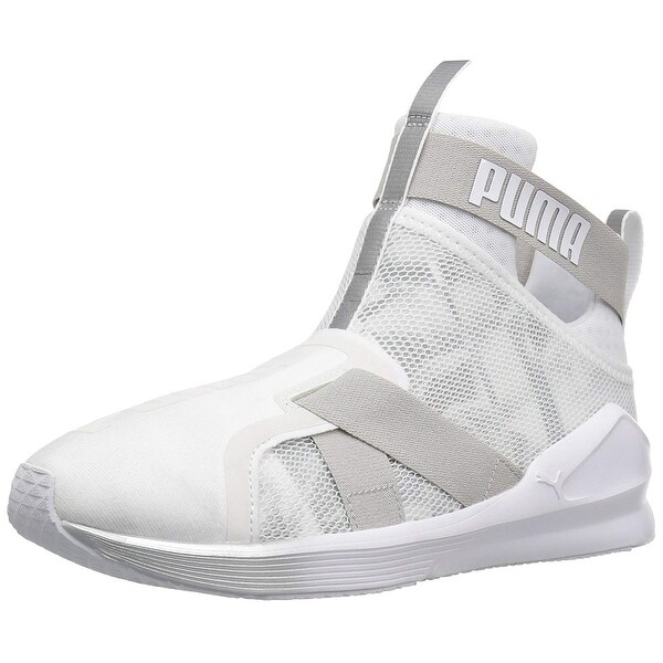 puma fierce strap leather wn's black