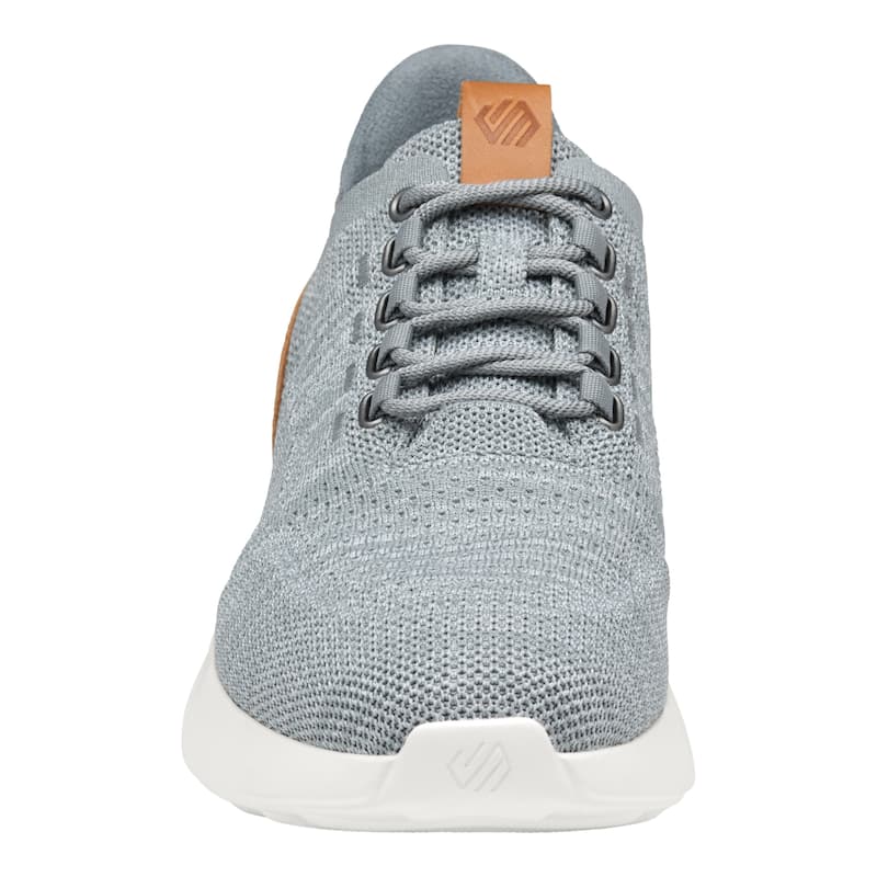 Johnston & Murphy Men's Amherst 2.0 Knit Plain Toe - Gray Heathered Knit - 13