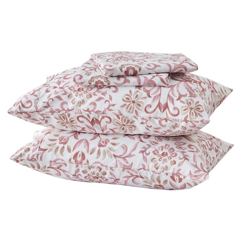 Linery & Co. Ultra-Soft Brushed Winter-Themed Microfiber Sheet Set