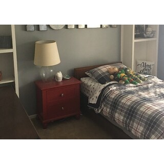 Preston 2-drawer Side Table Nightstand by iNSPIRE Q Junior