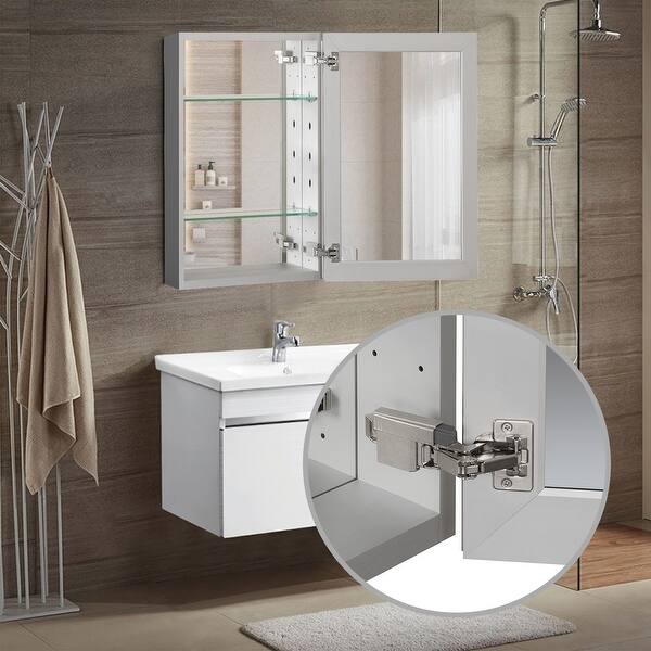 Shop 20 X 26 Inch Frameless Bathroom Medicine Cabinet Overstock 32192649
