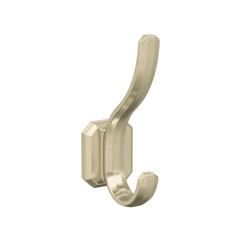 Amerock Granlyn Double Prong Decorative Wall Hook - Golden Champagne