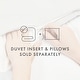 preview thumbnail 2 of 99, Becky Cameron Oversized 3-piece Microfiber Duvet Cover Set