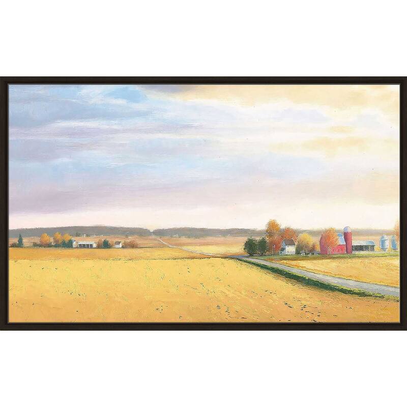 "Heartland Landscape Farm" Print on Floating Canvas