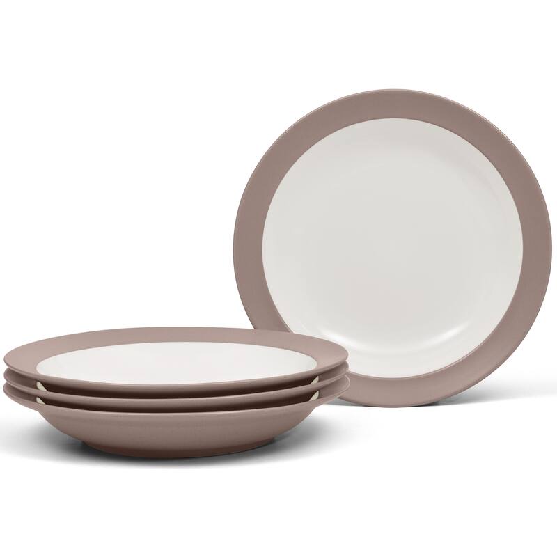 Noritake Colorwave Set Of 4 Pasta Bowls, 10-1/2", 27 Oz. - Clay