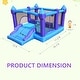 preview thumbnail 10 of 9, 15.3'x 12' 840D Large Bounce House Oxford Inflatable Bouncers with Blower & Slide