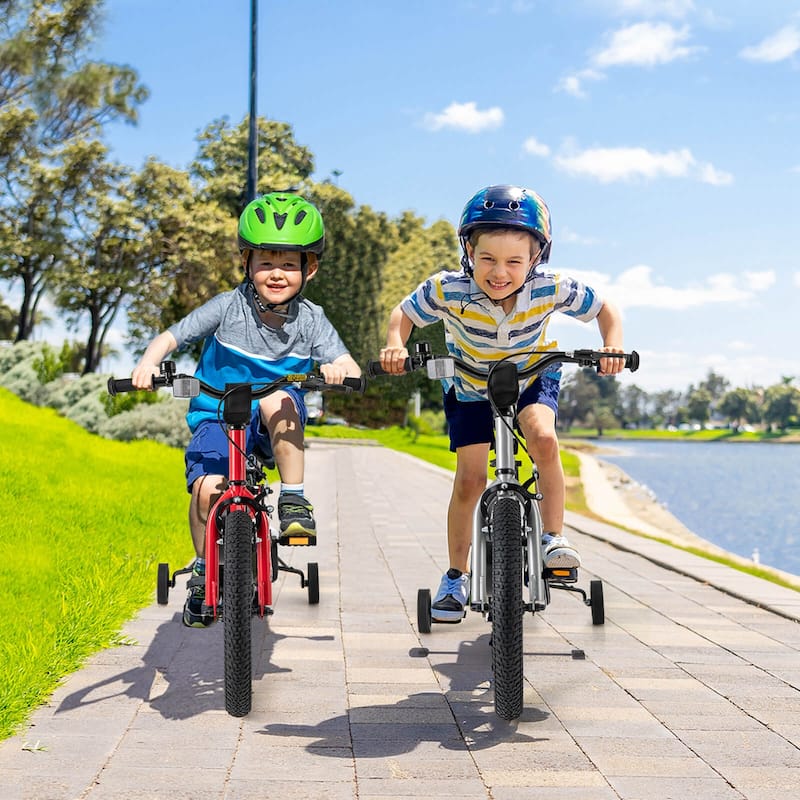 16'' Kids Bike Sport Bicycle w/Adjustable Saddle for 4-7 Years Old