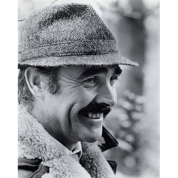 Sean Connery with a moustache wearing a hat Photo Print Bed Bath