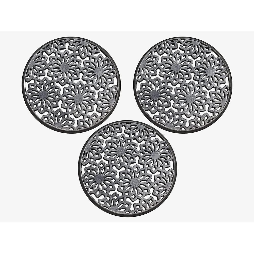 A1HC Rubber Step Mat Multi Functional -Garden Stepping Stone Mat, Outdoor Decorative Tray