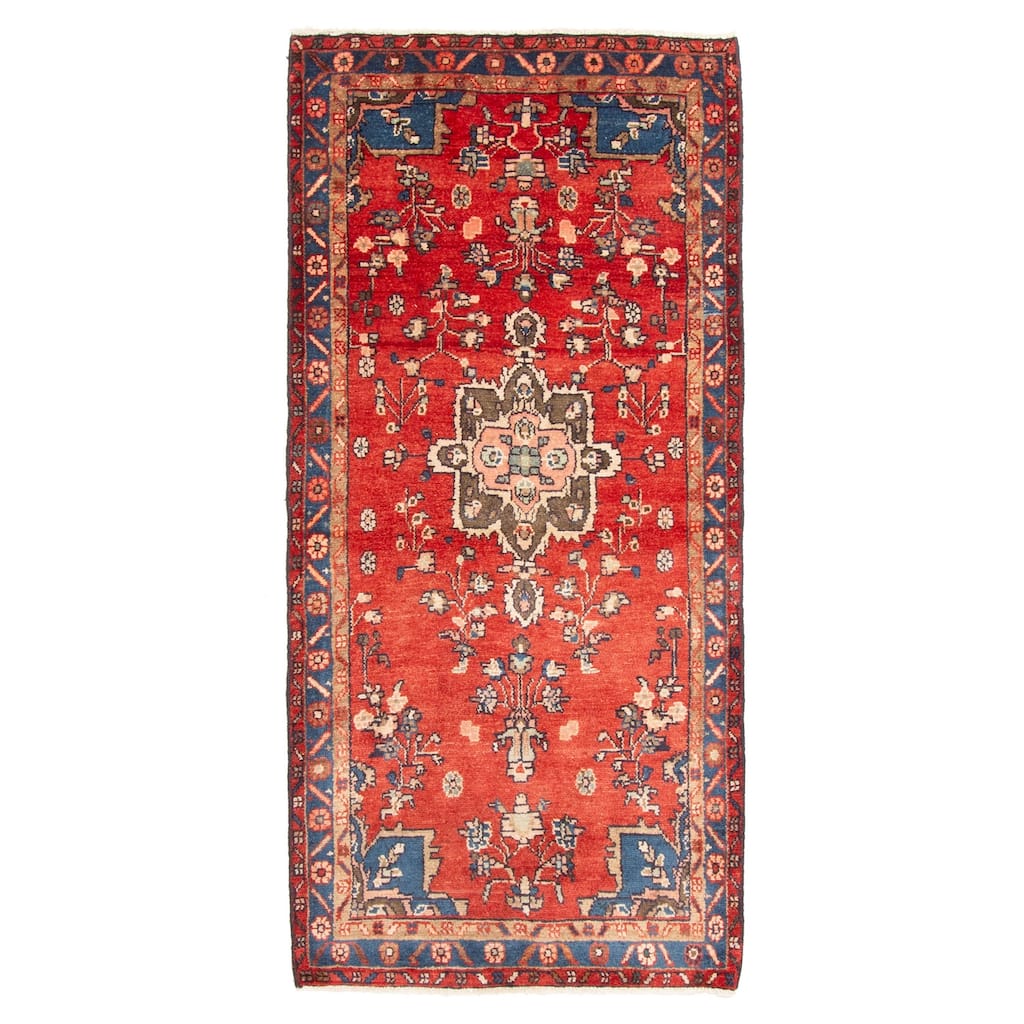 ECARPETGALLERY Hand-knotted Andelz Red Wool Rug - 3'1 x 6'8