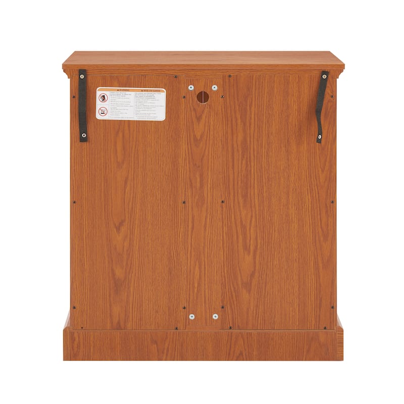 LED Curio Display Cabinet, Showcase with Adjustable Shelves & Lattice Doors, Multi-functional Glass Storage Cabinet