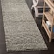 SAFAVIEH Arizona Shag Lotta Moroccan 1.2-inch Thick Rug - 2'3" x 6' Runner - Brown/Ivory