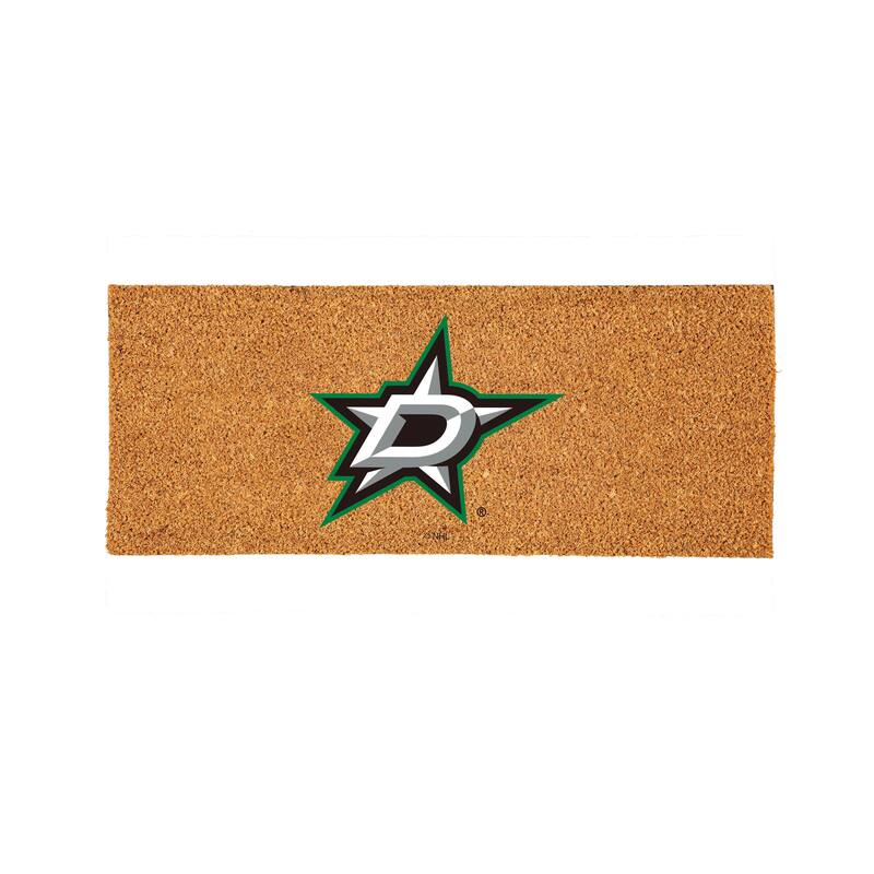 Dallas Stars Full Color Indoor/Outdoor Coir Mat