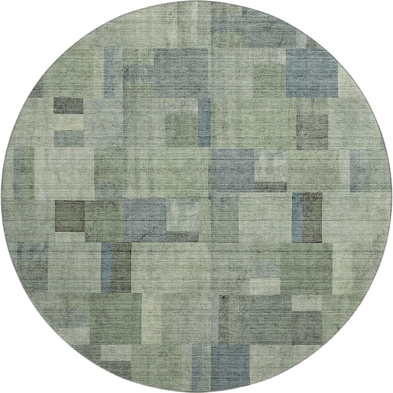 Premium Washable Super Soft Contemporay Blocky Mayfield Rug