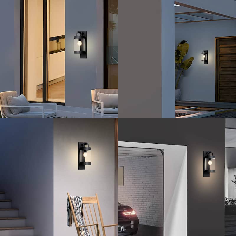 Inowel Wall Light Outdoor Lantern Dusk to Dawn E26